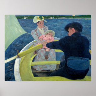 Affiche Mary Cassatt - La fête de la navigation