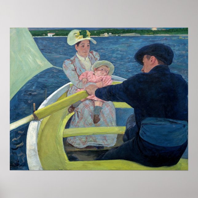 Affiche Mary Cassatt - La fête de la navigation (Devant)