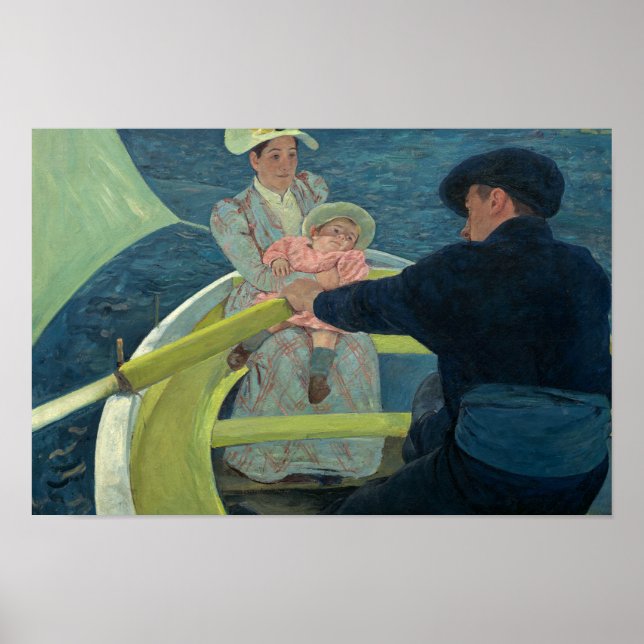 Affiche Mary Cassatt - La fête de la navigation (Devant)