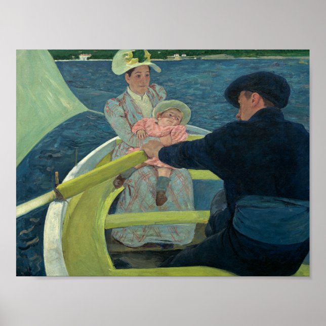 Affiche Mary Cassatt - La fête de la navigation (Devant)