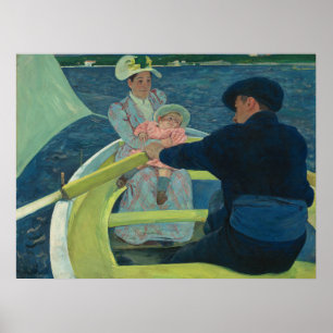 Affiche Mary Cassatt La Partie de Voile Art Impressionnist
