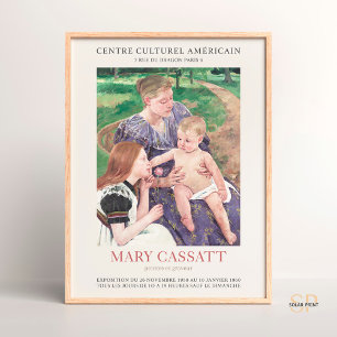 Affiche Mary Cassatt Les Peintures Familiales Art Imprimer