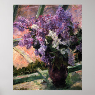 Affiche Mary Cassatt - Lilas dans une fenêtre
