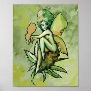 Affiche Mary Jane Fairy Green Goddess Toker               