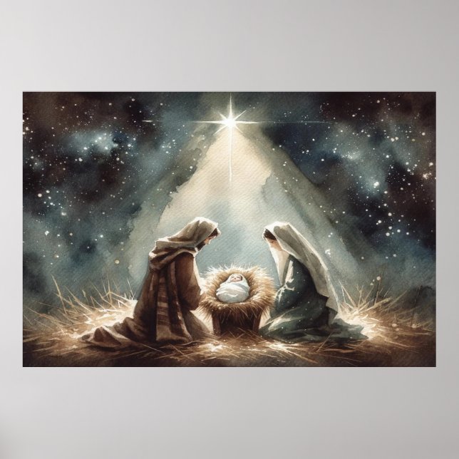 Affiche Mary & Joseph Naissance de Jésus-Christ Imprimer l (Devant)