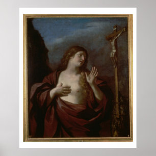 Affiche Mary Magdalene dans la pénitence (huile sur la