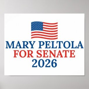 Affiche Mary Peltola au Sénat 2026 Élection Alaska