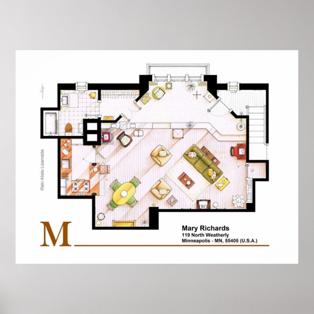 Affiche Mary Richards (Devant)