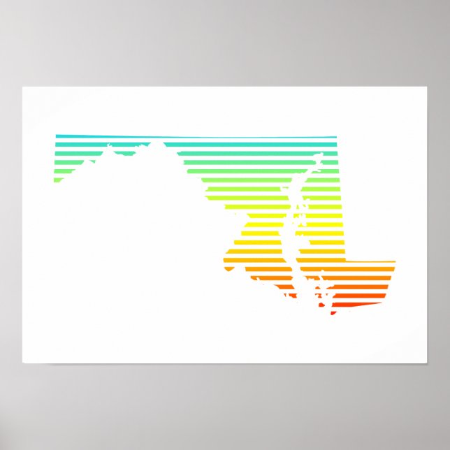 Affiche maryland chill fade (Devant)