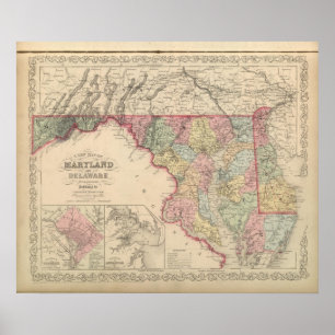 Affiche Maryland et Delaware 2