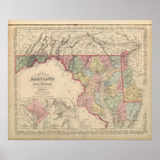 Affiche Maryland et Delaware 2 (Devant)