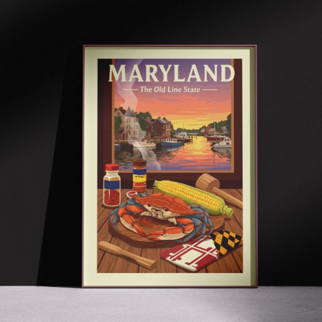 Affiche Maryland vintage (Créateur téléchargé)