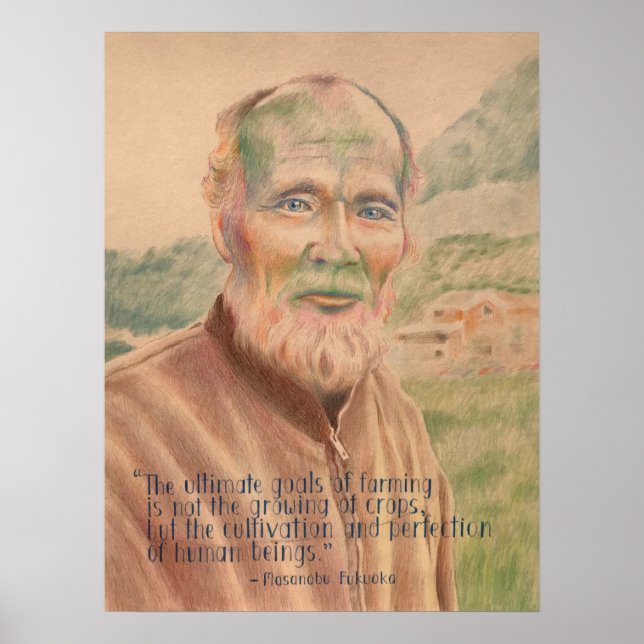 Affiche Masanobu Fukuoka (Devant)