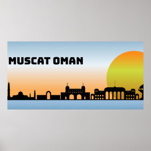 Affiche Mascate Oman