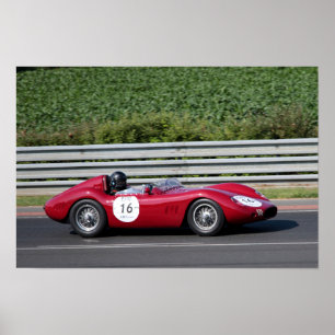 Affiche Maserati 250 S Le Mans Classic