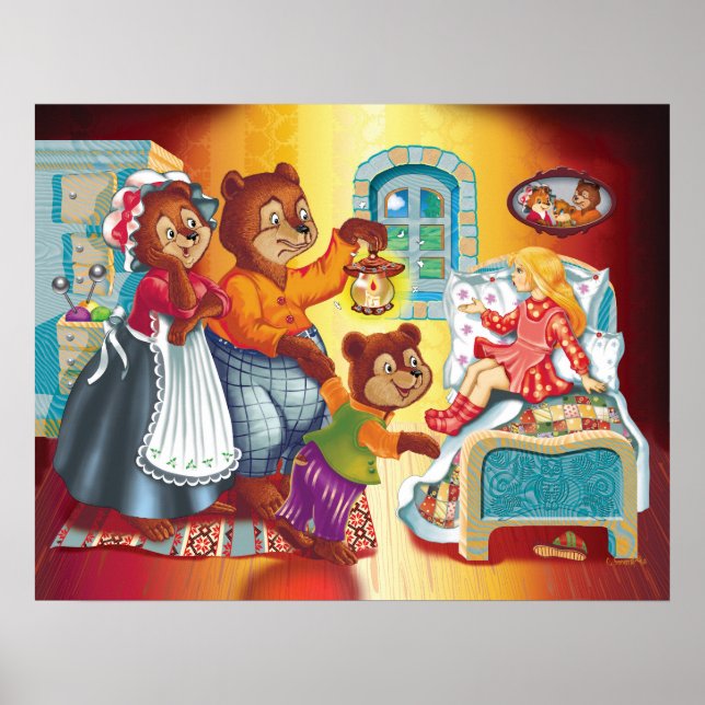 Affiche Masha et 3 ours (Devant)