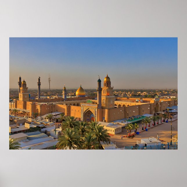 Affiche Masjid al-Kufa Islamic Wall Art | Historic Mosque  (Devant)