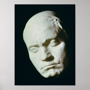 Affiche Mask of Beethoven,taken from life at the age of