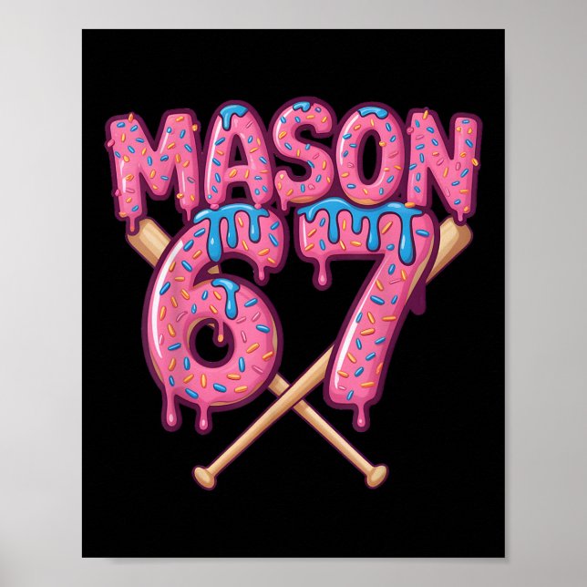 Affiche Mason 67 Drôle de glace Drip Bysebyll Meme  (Devant)