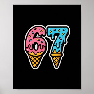 Affiche Mason 67 Glace Mignon Mème Six Sept