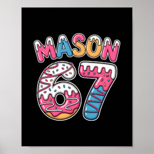 Affiche Mason 67 Mème Aime La Crème Glacée Drip Sport Six 