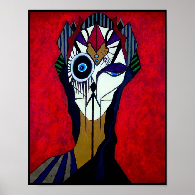 Affiche Masqué (Devant)