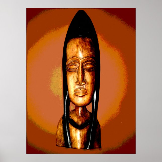 AFFICHE MASQUE AFRICAINE (Devant)