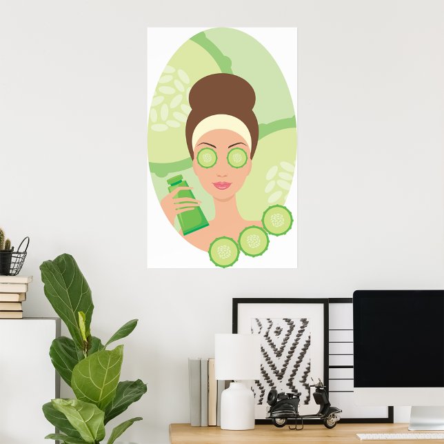 Affiche Masque au concombre (Créateur téléchargé)