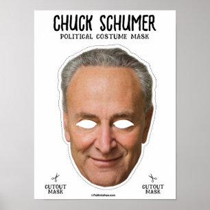 Affiche Masque costume Chuck Schumer