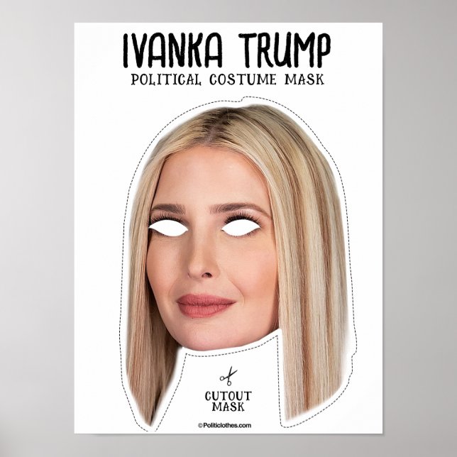 Affiche Masque costume Ivanka Trump (Devant)
