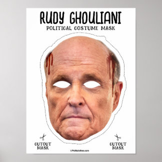 Affiche Masque costume Rudy Ghouliani