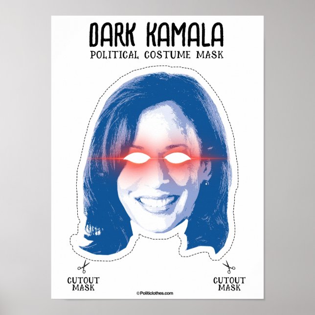 Affiche Masque de costume Dark Kamala (Devant)