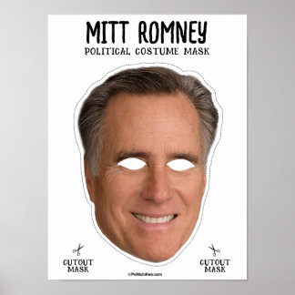 Affiche Masque de costume Mitt Romney