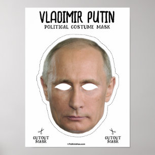 Affiche Masque de costume Vladimir Poutine