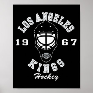 Affiche Masque de hockey Los Angeles Kings Noir Officielle