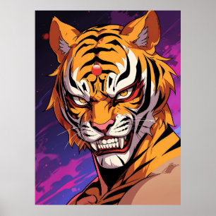 Affiche Masque de tigre