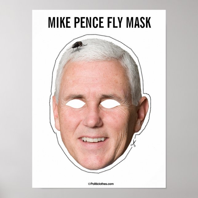Affiche Masque de vol Mike Pence (Devant)