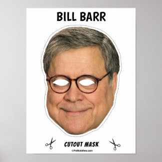Affiche Masque d'Halloween BILL BARR