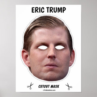 Affiche Masque d'Halloween ERIC TRUMP