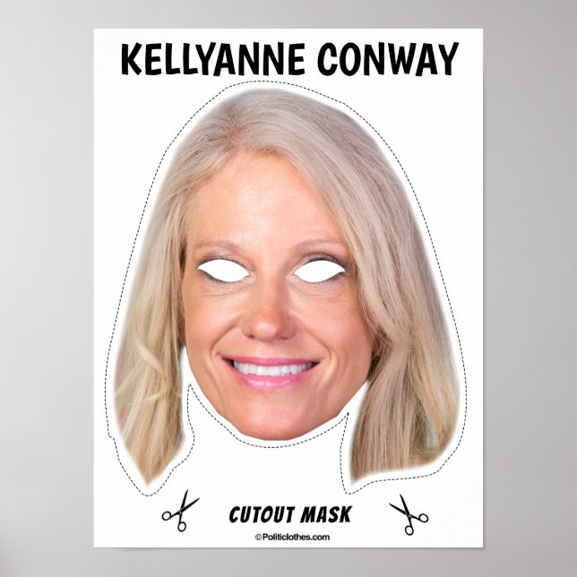 Affiche Masque d'Halloween KELLYANNE CONWAY (Devant)