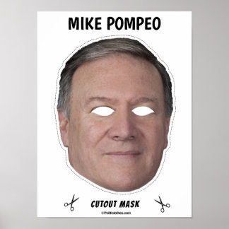 Affiche Masque d'Halloween MIKE POMPEO