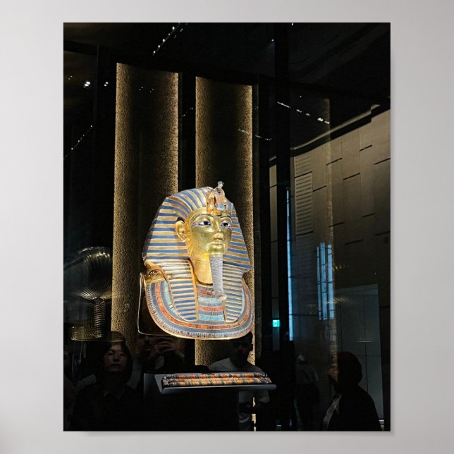 Affiche Masque d'or de Toutânkhamon | Pharaon de l'Égypte  (Devant)