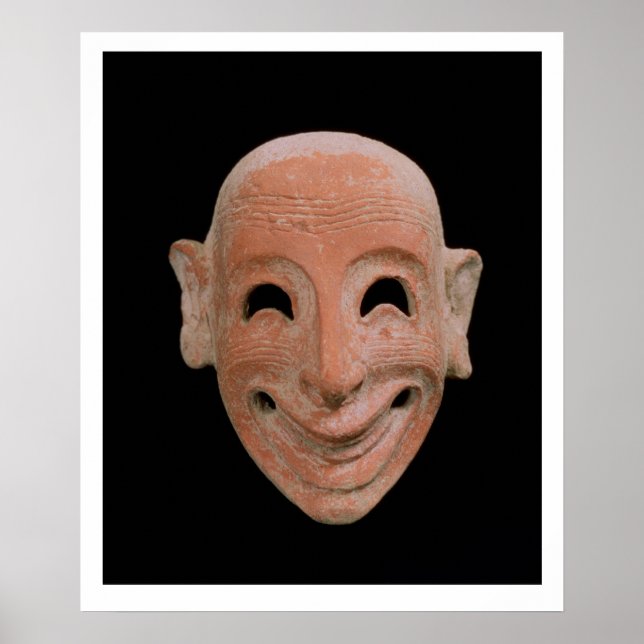 Affiche Masque Grotesque, de Motya, VIe siècle av. J.-C (t (Devant)