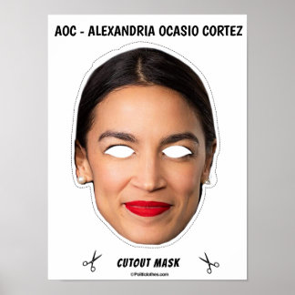 Affiche Masque Halloween AOC