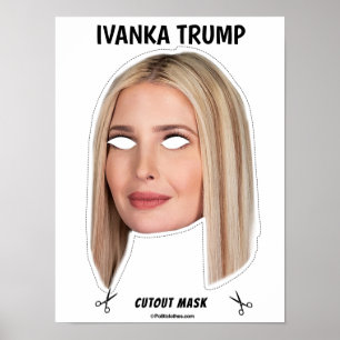 Affiche Masque IIVANKA TRUMP Halloween