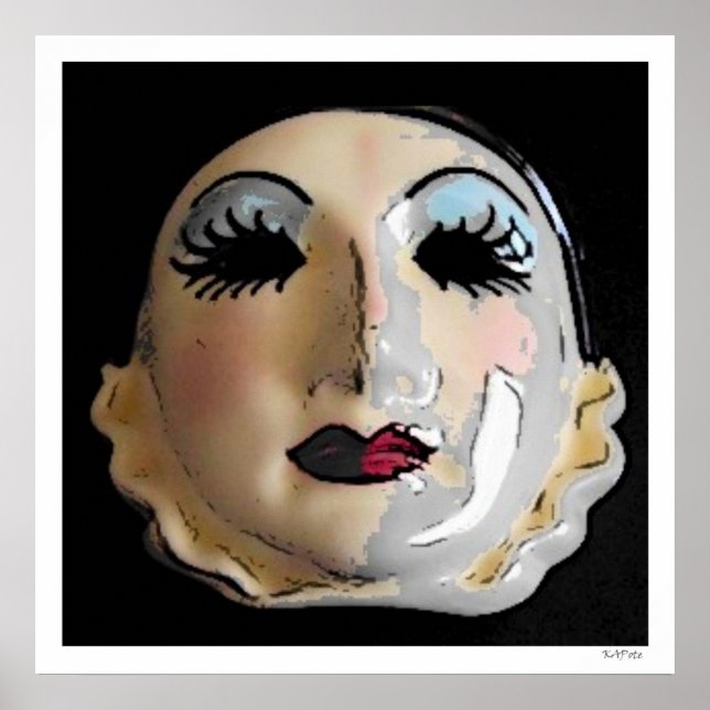 Affiche Masque théâtral (Devant)