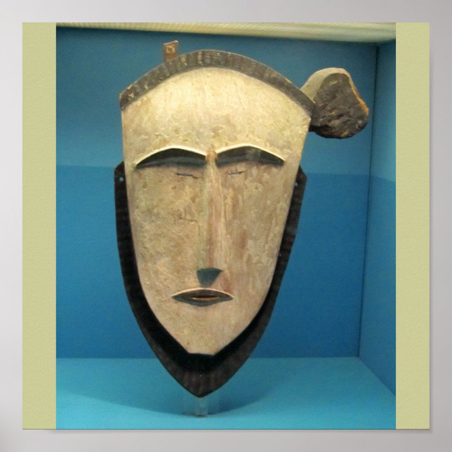 Affiche Masque tribal (Devant)