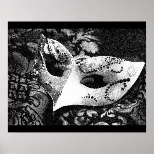 Affiche Masque vintage (Devant)