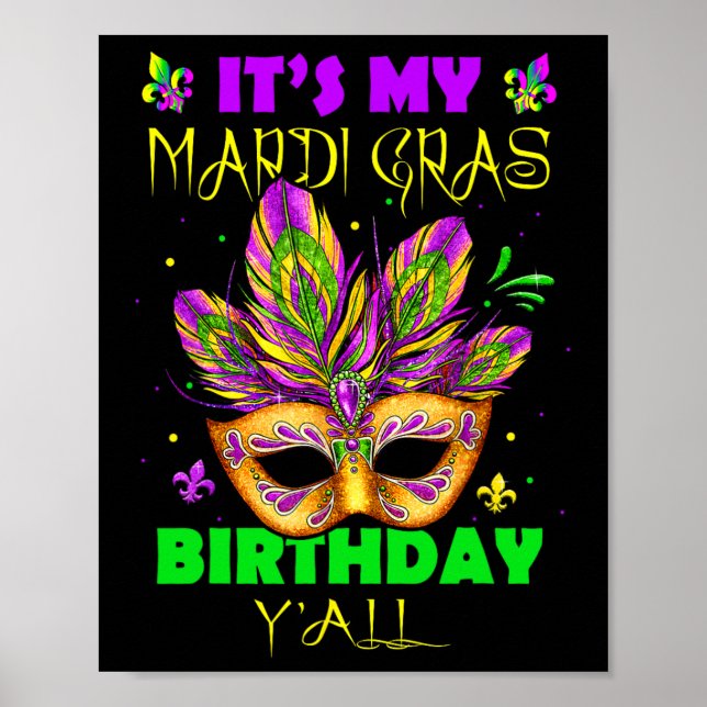 Affiche Masquerade Anniversaire Parade Cadeau Costume Part (Devant)