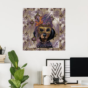 AFFICHE MASQUERADE DOXIE ART
